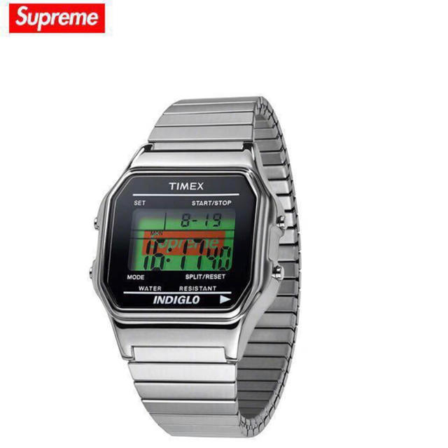 Supreme Timex Digital Watch シルバー silver