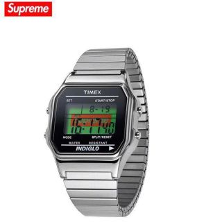 シュプリーム(Supreme)のSupreme Timex Digital Watch シルバー silver(腕時計(デジタル))