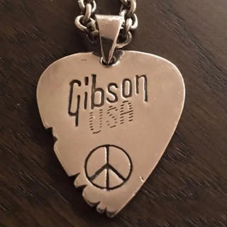 ギブソン(Gibson)の【レア】ギブソン ペンダント ピックデザイン シルバー925(ネックレス)