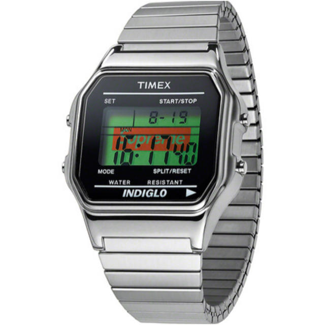 新品正規品 Supreme Timex Digital Watch silver