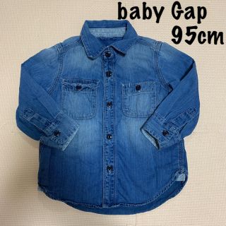 ベビーギャップ(babyGAP)のデニムシャツ：95cm 2years(ブラウス)