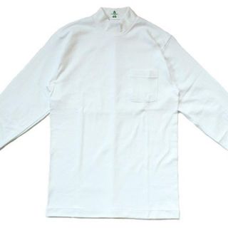 ステュディオス(STUDIOUS)のAmigo long-sleeve tee (WHITE) ロンT モックネック(Tシャツ/カットソー(七分/長袖))