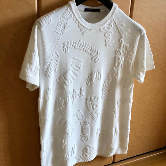 LOUIS VUITTON(ルイヴィトン)のルイヴィトン 新品 パイル生地 Tシャツ ジャカード タオリング  カットソー メンズのトップス(Tシャツ/カットソー(半袖/袖なし))の商品写真