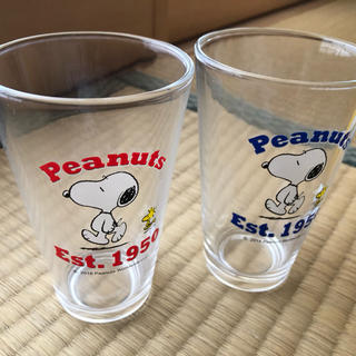 ピーナッツ(PEANUTS)のSNOOPY PEANUTS スヌーピーたっぷりグラス 2個組 新品(グラス/カップ)