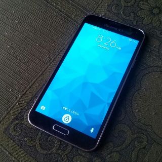サムスン(SAMSUNG)のdocomo GALAXY s5 画面割れなし。(スマートフォン本体)