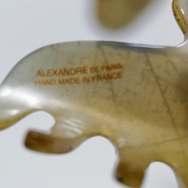 Alexandre de Paris(アレクサンドルドゥパリ)のアレクサンドル・ドゥ・パリ　ヘアクリップ レディースのヘアアクセサリー(バレッタ/ヘアクリップ)の商品写真
