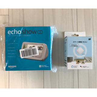 Amazon Echo Show 5 ホワイトとアレクサ対応家電リモコンのセット(スピーカー)