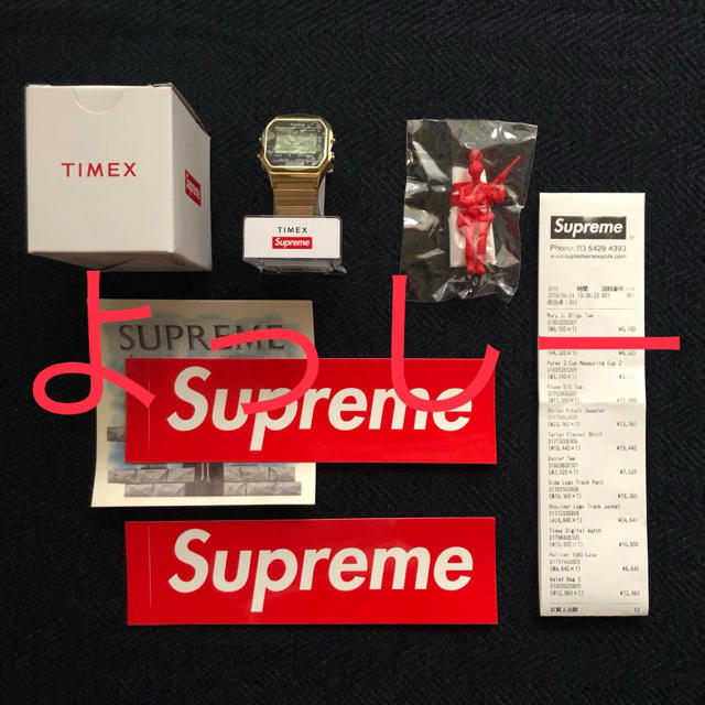 Supreme(シュプリーム)のゴールド シュプリーム Supreme/Timex Digital Watch メンズの時計(腕時計(デジタル))の商品写真