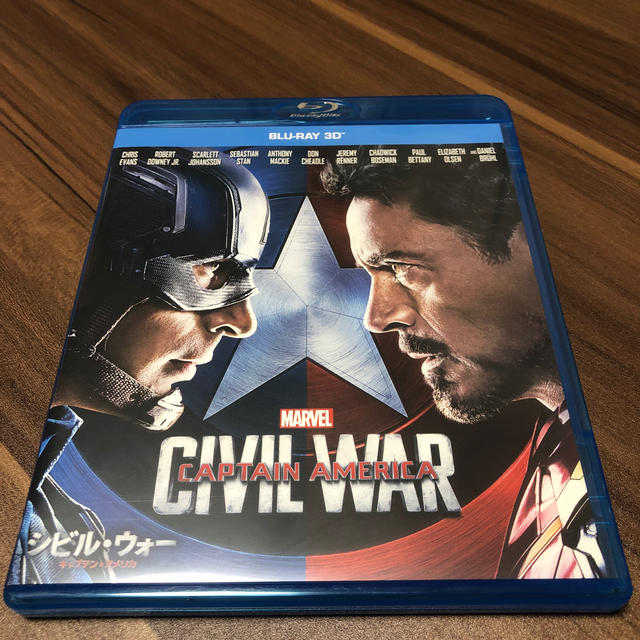 MARVEL(マーベル)のシビル・ウォー キャプテン☆アメリカ 3Dブルーレイ1枚 エンタメ/ホビーのDVD/ブルーレイ(外国映画)の商品写真