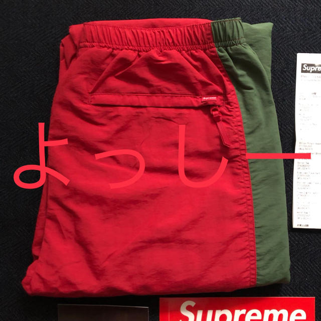 Supreme(シュプリーム)の赤 S シュプリーム Supreme Side Logo Track Pant メンズのパンツ(その他)の商品写真