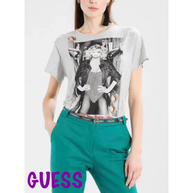 GUESS(ゲス)の【希少！】GUESS アイコン ICON Tシャツ (XS) レディースのトップス(Tシャツ(半袖/袖なし))の商品写真