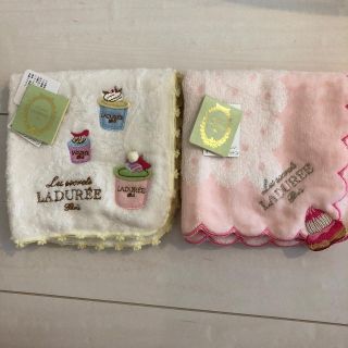 ラデュレ(LADUREE)のラデュレ タオルハンカチ2枚セット(ハンカチ)