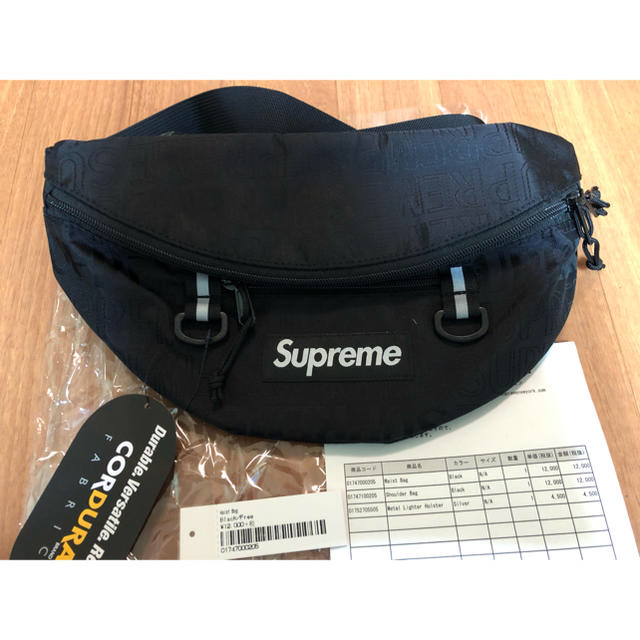 supreme 19ss waist bag black 新品未使用