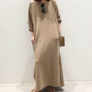 アパルトモンドゥーズィエムクラス(L'Appartement DEUXIEME CLASSE)のアパルトモン SWEAT MAXI ワンピース 36(ロングワンピース/マキシワンピース)