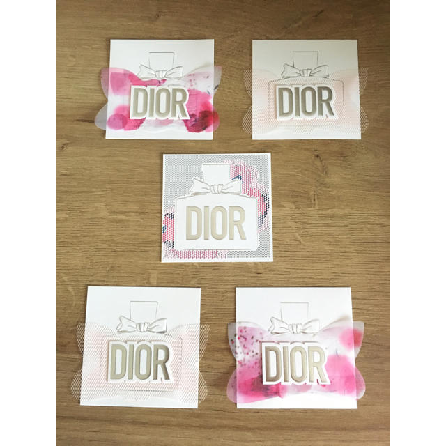 Christian Dior ディオール ミスディオール 香水型 ムエット 貴重 可愛い 5枚セット の通販 By Kana クリスチャンディオールならラクマ