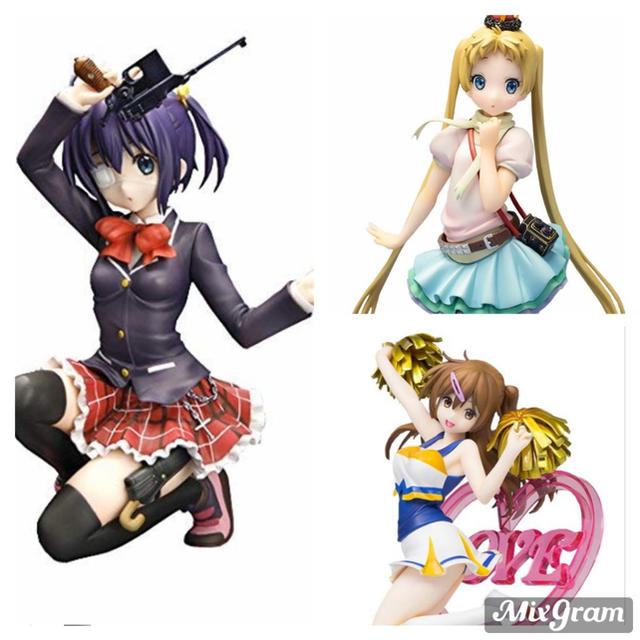 ken様専用 京都アニメーション 1/8 中二病でも恋がしたい! 三種フィギュア-