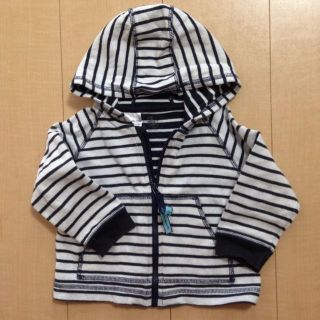 プチバトー(PETIT BATEAU)のパーカー(カーディガン/ボレロ)