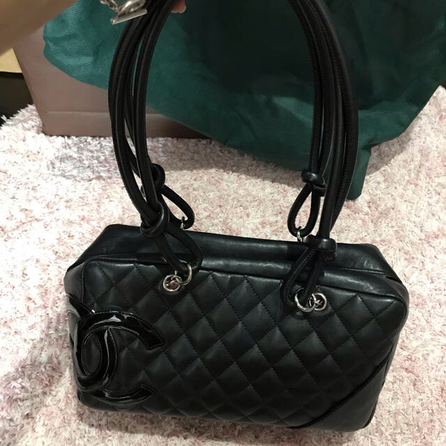 CHANEL カンボンライン ボーリングバック