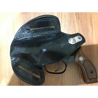 ショートバレルリボルバー用革製ホルスター(個人装備)