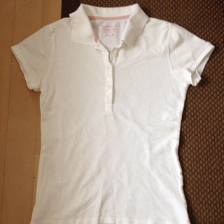 ユニクロ(UNIQLO)のホワイトポロシャツ(ポロシャツ)