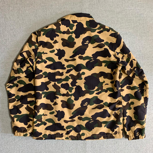 Bape 1st camo college coach jacket