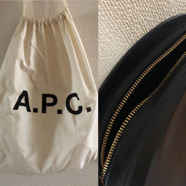 A.P.C．ハーフムーンバッグ 黒 3