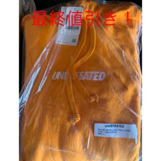 アンディフィーテッド(UNDEFEATED)の最終値下！UNDEFEATED LOGO PULLOVER HOOD   L(パーカー)