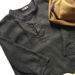 フォグリネンワーク(fog linen work)のお値下げ☆試着のみ☆フォグリネンワーク＊リネンワンピース(ロングワンピース/マキシワンピース)