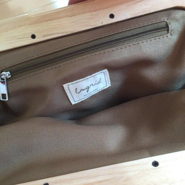 Ungrid(アングリッド)のUngrid ハラコ レオパードクラッチ レディースのバッグ(クラッチバッグ)の商品写真