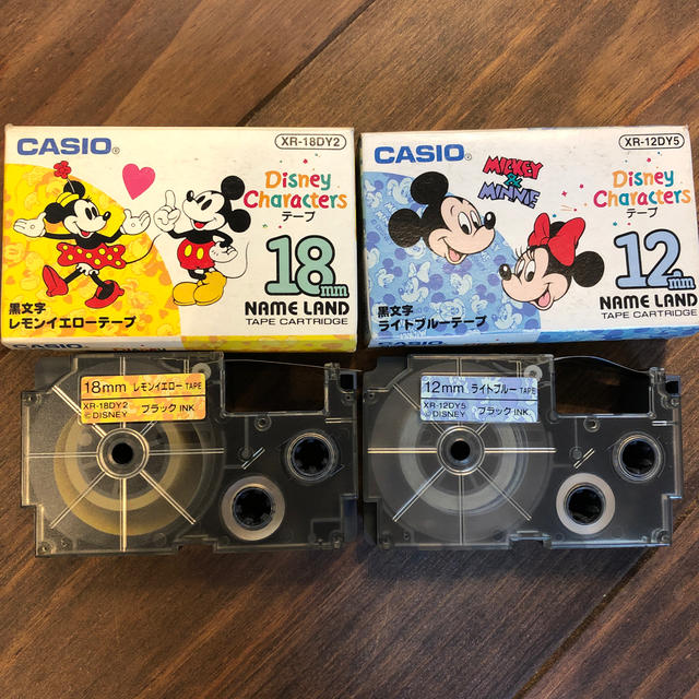 Casio カシオ ネームランド ディズニーテープ2種 の通販 By Yy S Shop カシオならラクマ