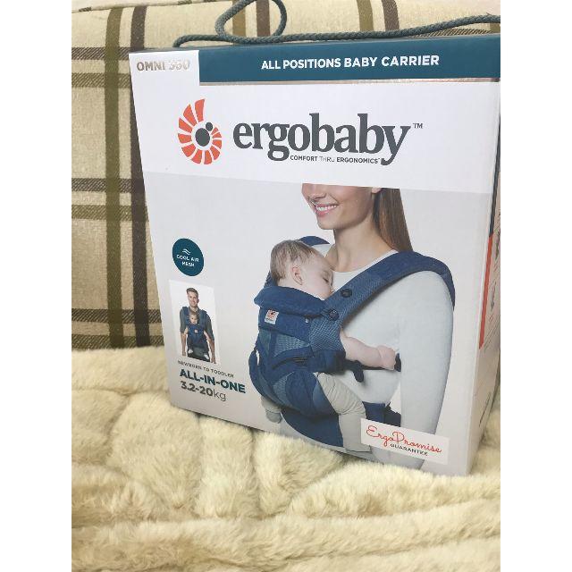 Ergobaby - 未開封 抱っこ紐 エルゴ オムニ360クールエア ブルーブルームの通販 by 桜くま's shop｜エルゴベビーならラクマ