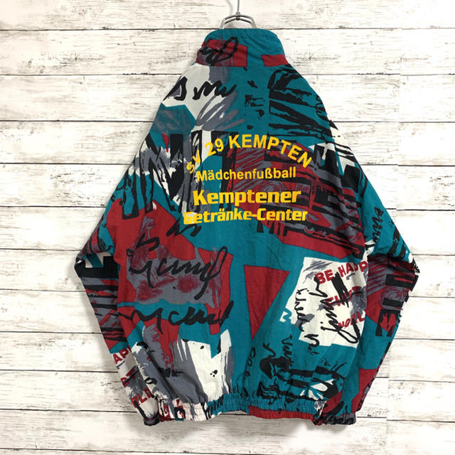 NIKE - 激レア 古着 90s ナイキ NIKE ナイロンジャケット 総柄 銀タグ