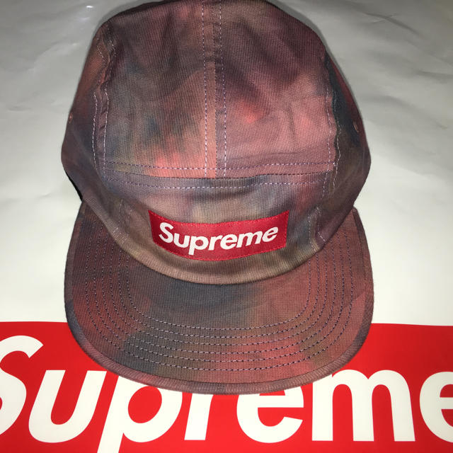 16ss Supreme Marbled camp capキャップ