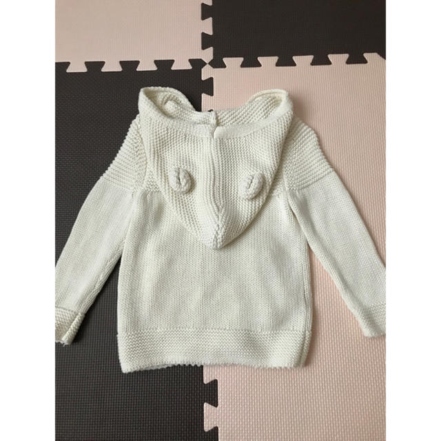 babyGAP(ベビーギャップ)のゆかまんさん専用ページ  baby Gap 耳付きフードカーディガン キッズ/ベビー/マタニティのキッズ服女の子用(90cm~)(カーディガン)の商品写真