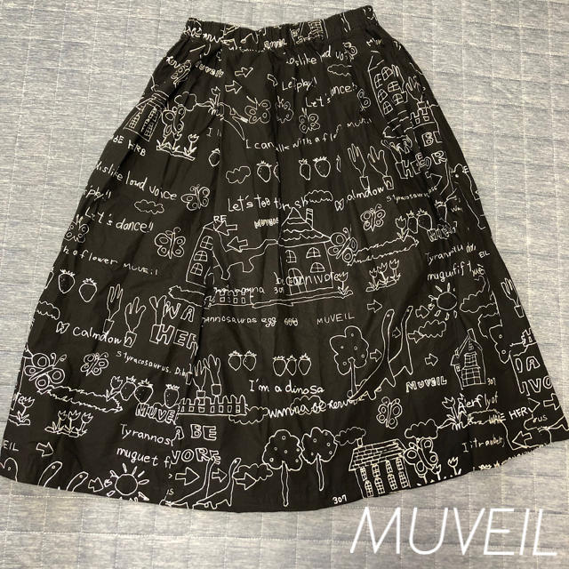 MUVEIL WORK(ミュベールワーク)のMUVEIL ミディアムスカート レディースのスカート(ひざ丈スカート)の商品写真