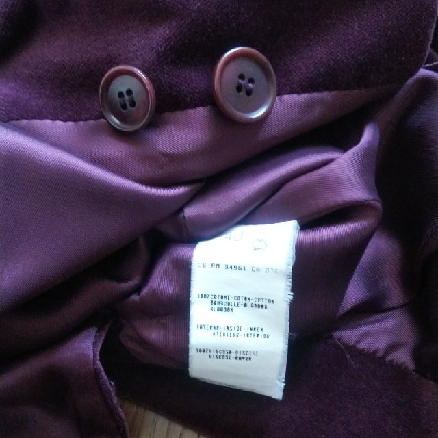 Sisley(シスレー)のSISLEY あずき色ショートコート レディースのジャケット/アウター(ロングコート)の商品写真