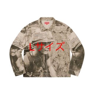 シュプリーム(Supreme)のsupreme Is Love Denim Work Jacket L(Gジャン/デニムジャケット)