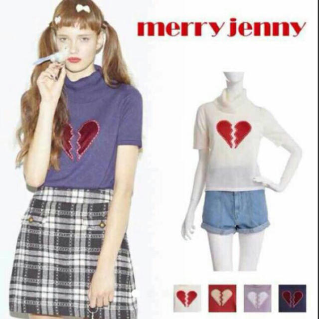 merry jenny(メリージェニー)のハートブレイクニット レディースのトップス(ニット/セーター)の商品写真