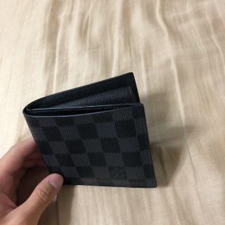 ルイヴィトン(LOUIS VUITTON)のLouis Vuitton ポルトフォイユ・マルコ ダミエ グラフィット(折り財布)