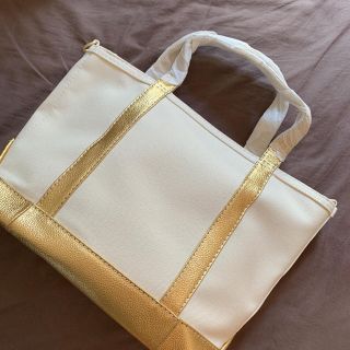 エルエルビーンL.L.Beanジップトップトート ゴールド・レザートートバッグ