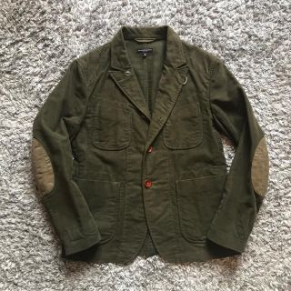 エンジニアードガーメンツ(Engineered Garments)のS エンジニアドガーメンツ ベッドフォードジャケット モールスキン olive(テーラードジャケット)