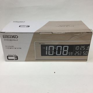 セイコー(SEIKO)の新品 セイコークロック デジタル時計 C3 電波時計 SEIKO DL210A(置時計)