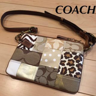 コーチ(COACH)のCOACH パッチワークショルダー(ショルダーバッグ)