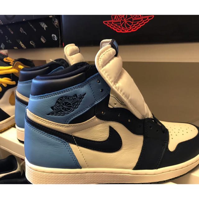 Jordan 1 Retro High Obsidian UNC靴/シューズ