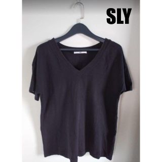 スライ(SLY)のSLY♡ビックシルエットVネックTシャツ(Tシャツ(半袖/袖なし))