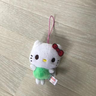 ハローキティ ぬいぐるみストラップ(キャラクターグッズ)