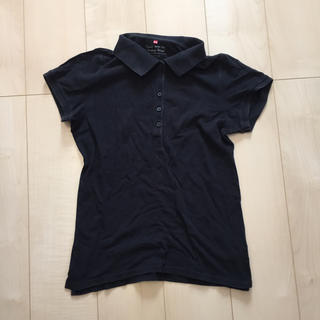 ユニクロ(UNIQLO)のユニクロ 黒 ポロシャツ レディース(ポロシャツ)