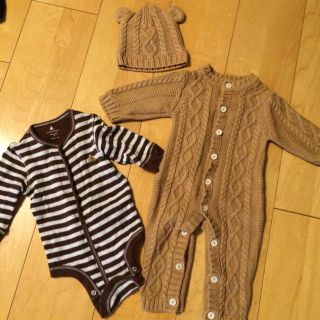 ベビーギャップ(babyGAP)のGAP ロンパースセット60(カバーオール)