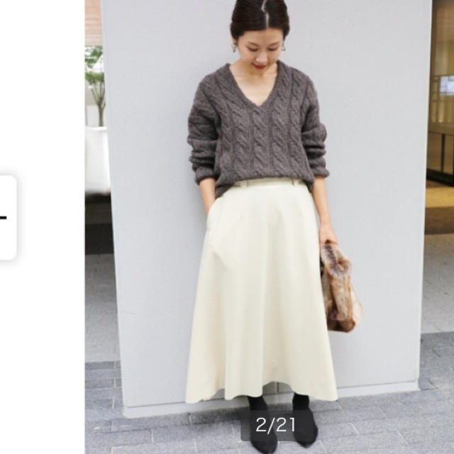 イエナ♡ハード圧縮フレアスカート - ひざ丈スカート