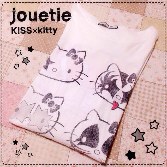 jouetie(ジュエティ)のjouetie×KITTYコラボTシャツ レディースのトップス(Tシャツ(半袖/袖なし))の商品写真